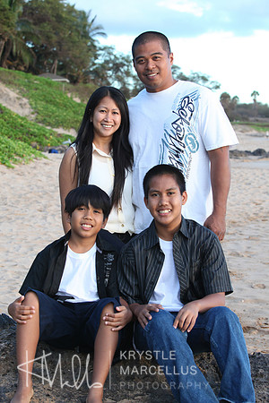 Family beach portrait